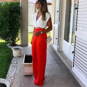 Wide leg pants